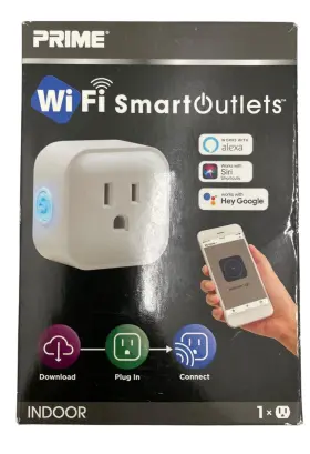 Rcwfii11 Prime New Wifi Smart Outlet In-wall Indoor Receptacle For Google Or Alexa