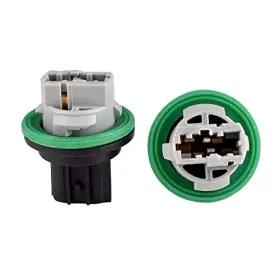 Quealzara Queatx-007 2pcs Front Part Turn Signal Light Bub Plug Socket Compatible With Dodge Dart
