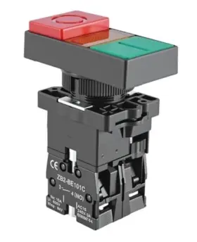 Rivet-line 707315997543 Double Head Push Button With Signal Lamp Compatible Distribution 1pack