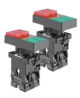 Rivet-line 707315997550 Double Head Push Button With Signal Lamp Compatible Distribution 2pack