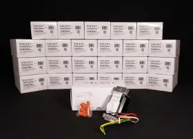 Wpk-swt105-00 Savant Lot Of 24 Echo Wireless Dial Keypad Snow White Mlv Dimmer Wpk-swt105-00 Savant Lot Of 24 Echo Wireless Dial Keypad Snow White Mlv Dimmer