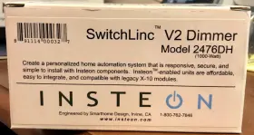 2476dh Sce New Insteon Model 1000watt Switch Linc Dimmer White #3