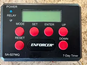 Sa-027wq Seco-larm Enforcer 7-day Timer Module