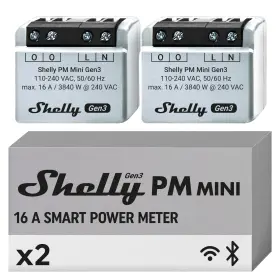 Gen3 Shelly 800235261620 Pm Mini Wifi Smart Power Meter 1 Channel 16 A Home Automation