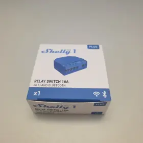 Shelly 800235265000 Plus 1 Smart Wlan Relay 16a Wi-fi And Bluetooth