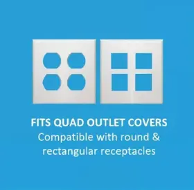 8-q-ovsz Socket Solutions Llc Outlet And Plug Concealer For Wall With Cord 8ft Quad #2