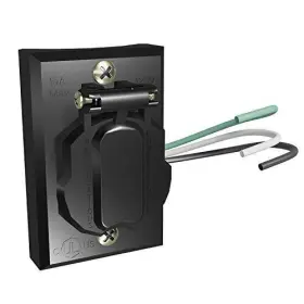 Sco-338 Solo Lights 120v Grounded Convenience Electrical Outlet For Pack Of 1 Black