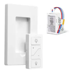 Sq-dimmer-tdq02 Sunmerit By06-dk01 Wireless Dimmer Switch Remote Light And Receiver Kit Compatible With