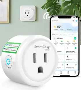 Swimcosy Whdm02 Mini Smart Plugs That Works With Alexa And Google Home Wifi Plug For App Remot