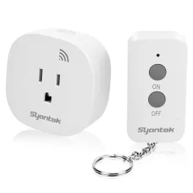 Bhc1801u0002 Syantek Remote Control Outlet Wireless Light Switch Kit 15a/1875w 100ft Lon