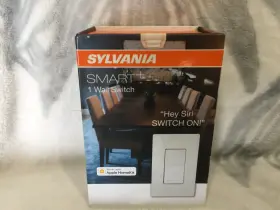 Sylvania 046135780691 Smart Voice Control Siri Bluetooth In-wall Switch New S33 #3