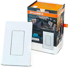 Sylvania 046135780691 Smart Voice Control Siri Bluetooth In-wall Switch New S33