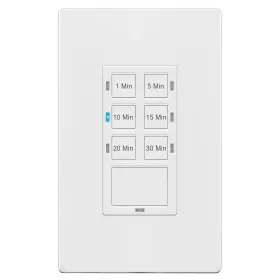 Ts-c30m-wsp Tg 30-min Countdown Timer Switch For Bathroom Fans And Lights Neutral Wire R