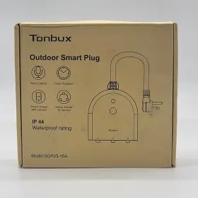 Sop03-15a Tonbux 902180228117 Outdoor Wifi Smart Plug 3 Sockets Model 125v