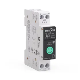 Tongou To-q-sy2-jwt Smart Home Din Rail Wifi Switch 1p N 1 63a Over-current Protectio