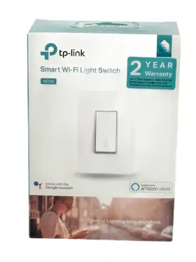 Hs200 Tp-link Us Kasa Smart Wi-fi Light Switch Single Pole Alexa Google Assistant