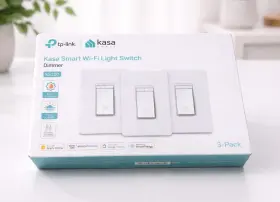 Ks220 Tp-link Kasa Smart Wi-fi Dimmer Light Switch 3-pack Alexa Google Home