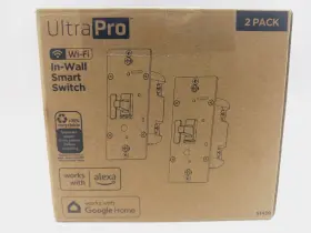 51439 Ultrapro Smart Switches 2 Pack 2.4ghz Wifi Light Switch Quickfit 3 Way