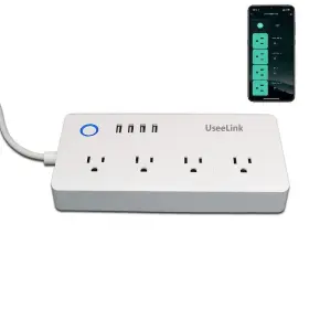 301-u-w Useelink Smart Power Strip Wifi Surge Protector Compatible With Al... Fast Ship