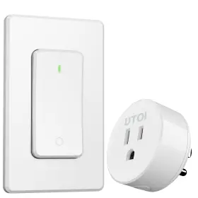 Utoi Usw-ak1&r05 Remote Control Outlet Plug With Switch Long Range Wireless Light Swit
