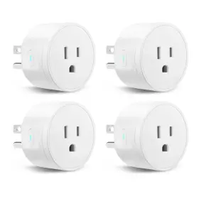 Snznctbgs4j0kfjnx001 Vevor Smart Plug Works Wifi Outlet With Alexa And Google Home 4-pack White