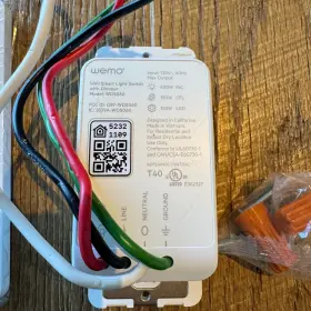 Wds060 Wemo Wifi Smart Dimmer Switch Dim Control Lights From Anywhere #3