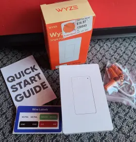 Wlps1-rb Wyze 810083470436 Smart Light Switch Single Pole. Lighting Alexa Google