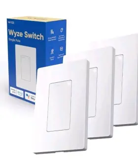 Epj022366 Wyze Switch 2.4 Ghz Wifi Smart Light Single-pole Alexa 3-pack