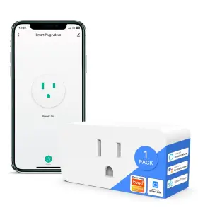 Xfox 704256108267 Smart Plug Mini With Energy Monitoring 2.4g Wi-fi Outlets Support Alexa Goo