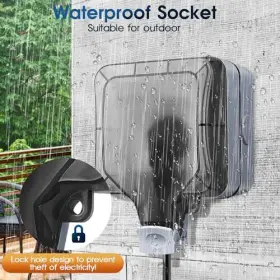 Ws-01 Xinyiele Outdoor Outlet Box Waterproof Power Single Plug Socket #3