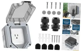 Ws-01 Xinyiele Outdoor Outlet Box Waterproof Power Single Plug Socket