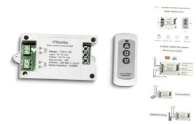 Tym12-rf Yitouniu Tuya Smart Wifi/bluetooth Dc Motor Controller 10a 7-32v Reversible Switch With