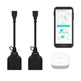 2ys6803-uc Yolink Ys1603-uc Smart Outdoor Plugs With Energy Monitoring And Hub Kit Two 18... Fast Ship