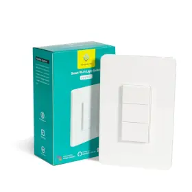 Wsl0203 Youngzuth Wifi Smart Light Switch Triple Push Buttons No Neutral Wire Capacitor N