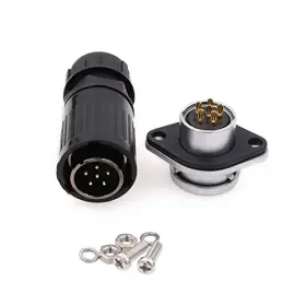 Hp20 Zblzgp 6pin Outdoor Waterproof Connector Electrical Male Plug Female Socket