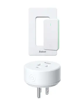 Sw-ak1 Zoiinet Sw-ak1&r05 Remote Control Outlet Plug Switch Buckle Design And Removable Wireless Light S