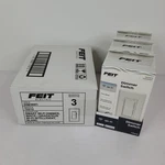 Feit Electric Smart Wi-fi Connected White Dimmer Switch For Dimmable Bulb 3PK. Fixed Price $54.99.