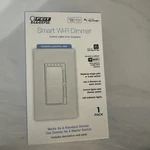 Feit Electric Dim/wifi Dimmer Wall Switch - White. Fixed Price $17.00.