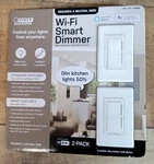Feit Electric Wi-fi Smart Dimmer 3 Way Single Pole Switch Google Assistant Alexa. Fixed Price $32.78.