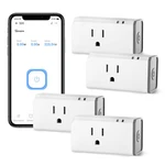 4PCS Sonoff Wifi Smart Plug With Energy MONITORING,15A Timer Outlet Socket. Fixed Price $43.99.