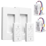 Wireless Dimmer Switch, 2 Remote Light And Receiver Kit, Work With A.... Fixed Price $40.17.