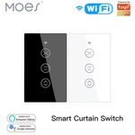 Moes Wifi Rf Smart Curtain Switch Roller Blinds Shutter Touch Alexa Google App. Fixed Price $24.99.