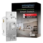 Enbrighten 800 Z-wave On/off Toggle Switch, Long Series, White. Fixed Price $58.52.