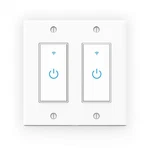 Wifi Light Smart Switch 2 Gang Touch Wall - Compatible With Alexa Google Assi.... Fixed Price $44.63.
