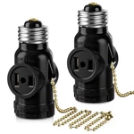 Dicuno Ul Listed E26 To Polarized Outlet Socket BLACK-15.75",. Fixed Price $12.87.