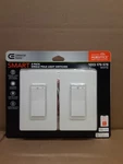 Commercial Electric Smart 2 Pk. Single Pole Light Switches 1013-179-578. Fixed Price $20.00.
