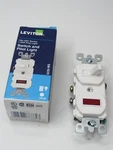 Leviton #5226 Combination Switch & Pilot Light, 15A-120V, New, Open Box #P9. Fixed Price $9.50.