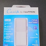 Lutron Caseta Diva Smart Dimmer Wall Switch Elv+ White Led Mount. Fixed Price $150.00.