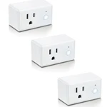 Feit Electric Indoor Smart Wifi Plug Compatible With Alexa And Google 3-PACK. Fixed Price $47.80.