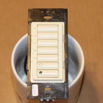 One Lutron RALB-5W-AO-LA Light Amond Switch #gn 15. Fixed Price $100.78.
